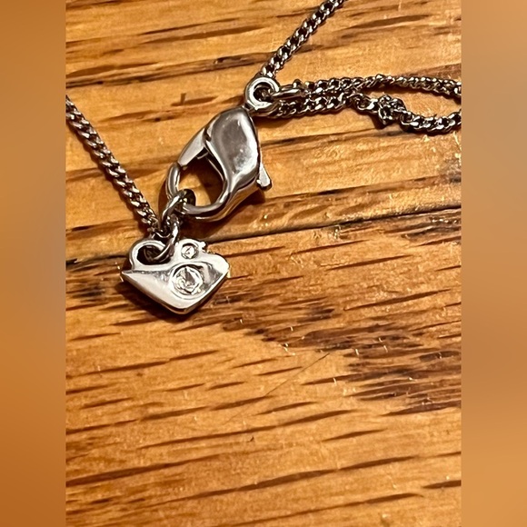 Swarovski Silver Teardrop Crystal Pendant in Circle Halo Sparkle Gift Minimalist - Picture 16 of 16